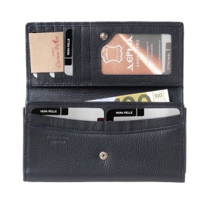 Luciano Polini Women's Leather Wallet (548)