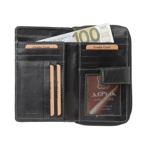 Luciano Polini Women's Leather Wallet (1028)