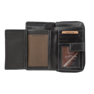 Luciano Polini Women's Leather Wallet (1028)