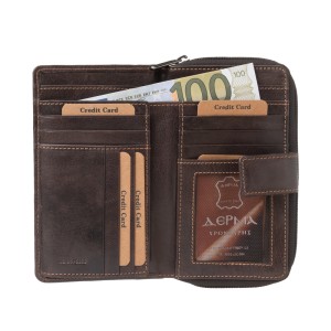 Luciano Polini Women's Leather Wallet (1028)