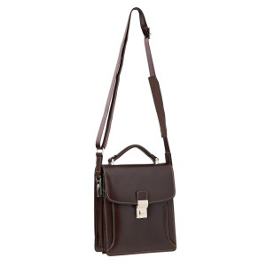Gerard Henon Men's Leather Crossbody Bag (1052)