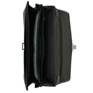 Gerard Henon Leather Briefcase with 2 Compartments (1433)