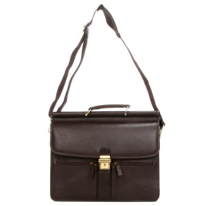 Gerard Henon Leather Briefcase with 2 Compartments (1435)