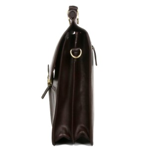 Gerard Henon Leather Briefcase with 2 Compartments (1435)