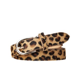 Women's Leather Belt Animal Print (1942)