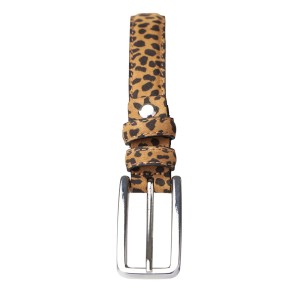 Δέρμα Χρονιάρης Γυναικεία Δερμάτινη Ζώνη Animal Print (1958)