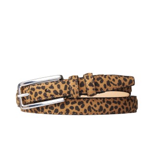 Δέρμα Χρονιάρης Γυναικεία Δερμάτινη Ζώνη Animal Print (1958)