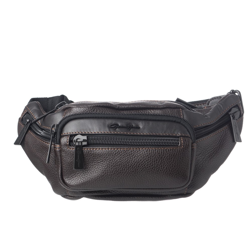 Gerard Henon Men's Leather Waist Bag (636)